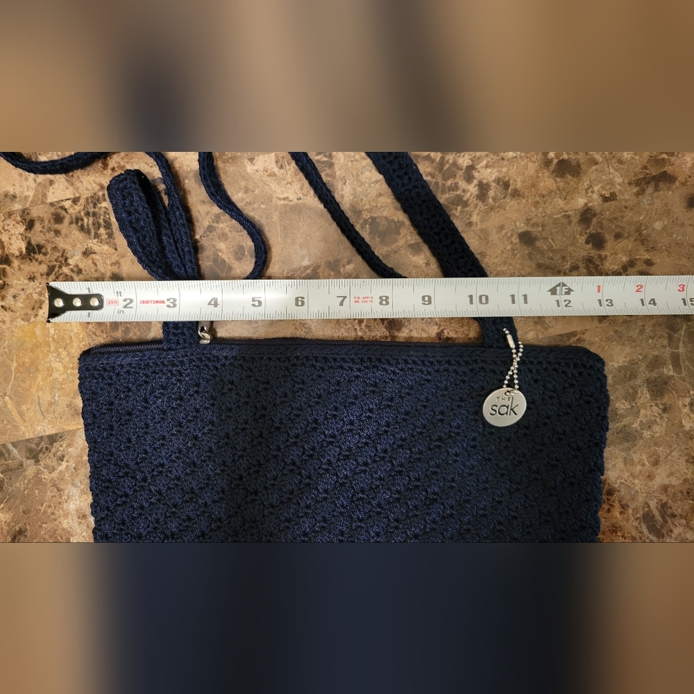 The Sak Navy Crochet Shoulder Bag - Picture 9 of 9